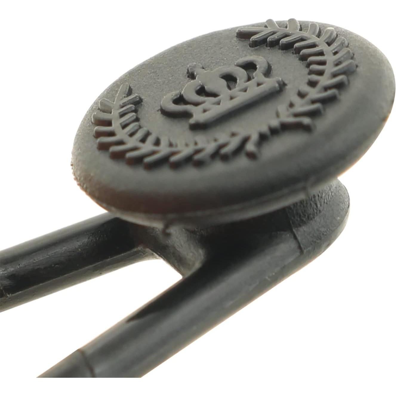 10 Extensores de Botón de Cuello SJZBIN 10mm Plástico Negro