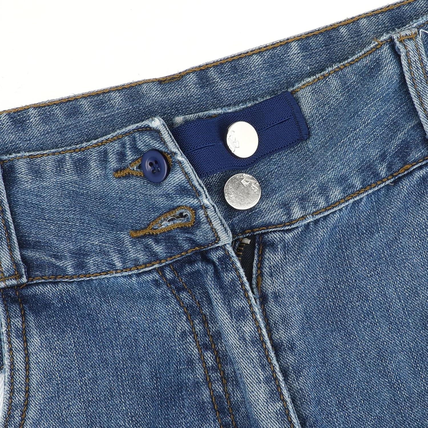 8 Extensores de Cintura Elásticos Aysatogc para Pantalones