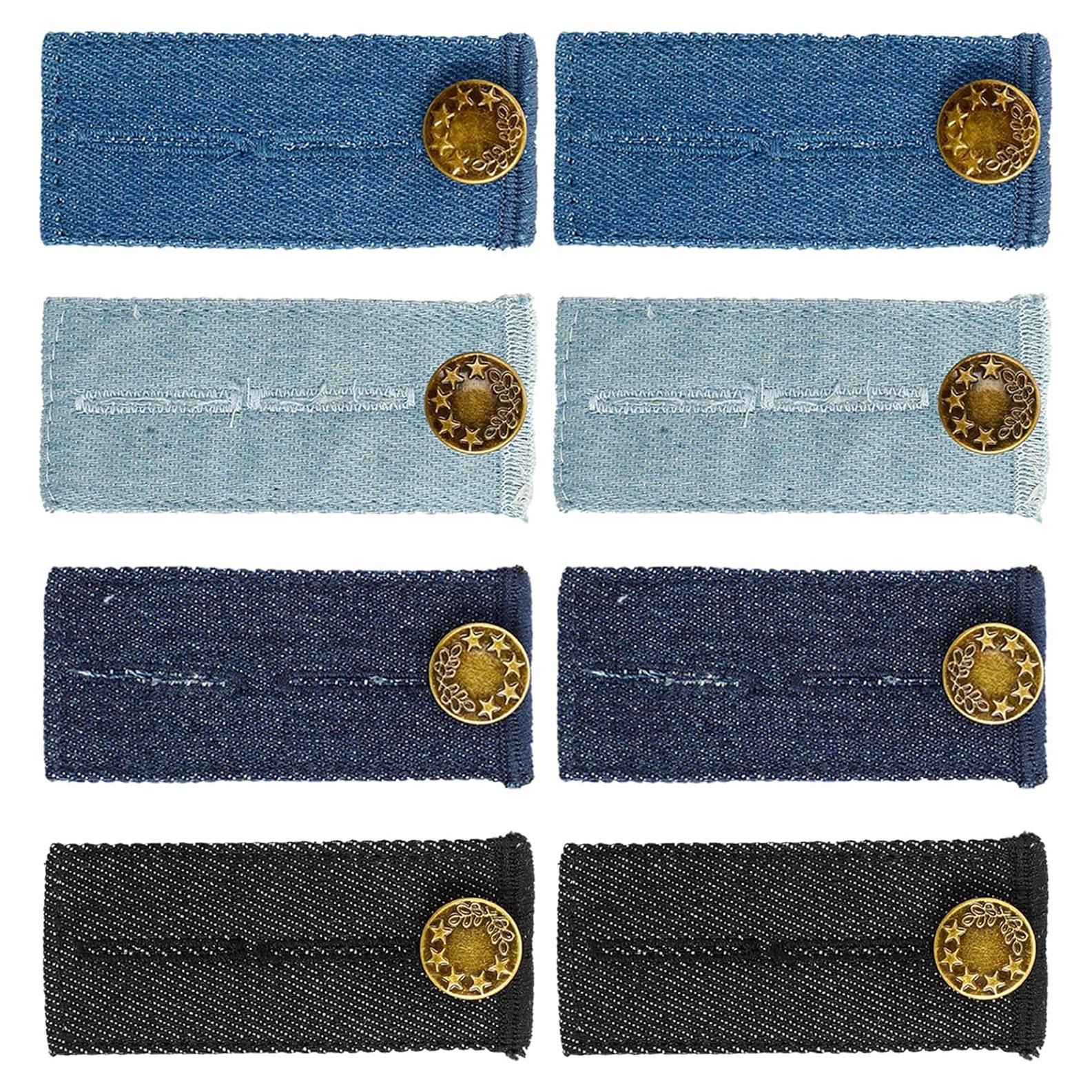 Extensor de Cintura Ajustable PRAVICS - 8 Piezas, 4 Colores