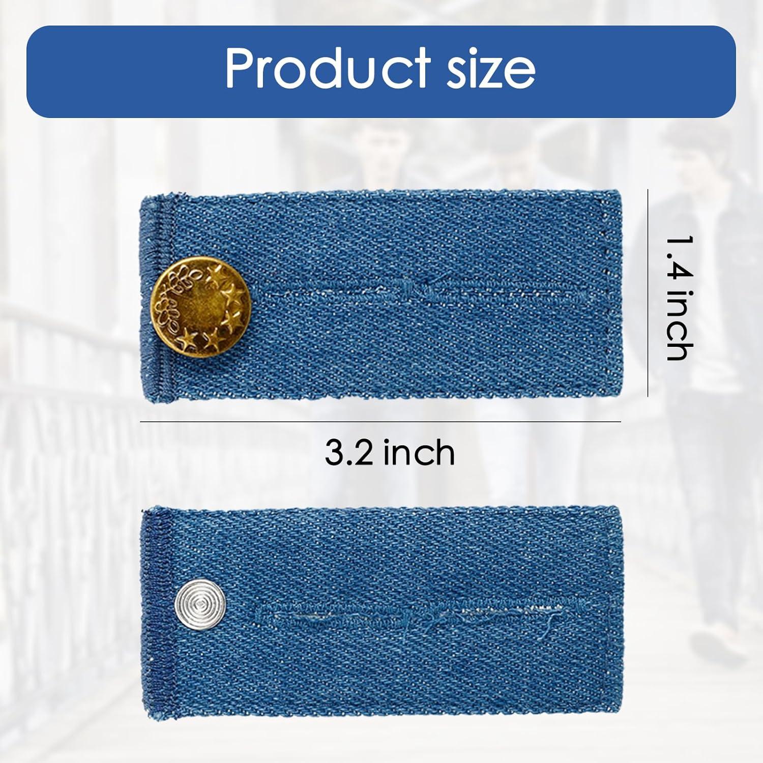 Extensor de Cintura Ajustable PRAVICS - 8 Piezas, 4 Colores