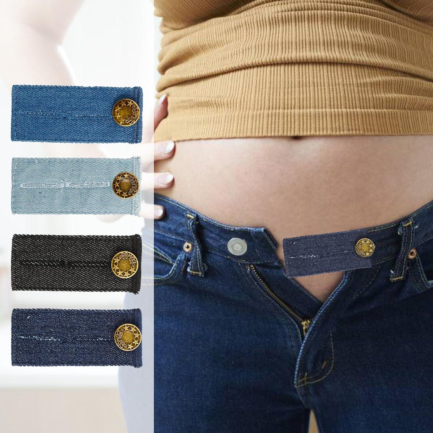 Extensor de Cintura Ajustable PRAVICS - 8 Piezas, 4 Colores