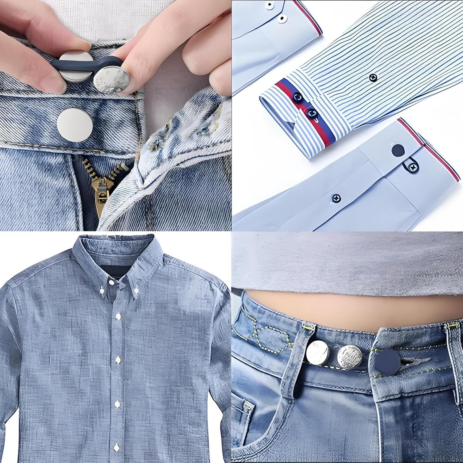 18 Extensores de Botón para Cuello y Cintura LVYKING