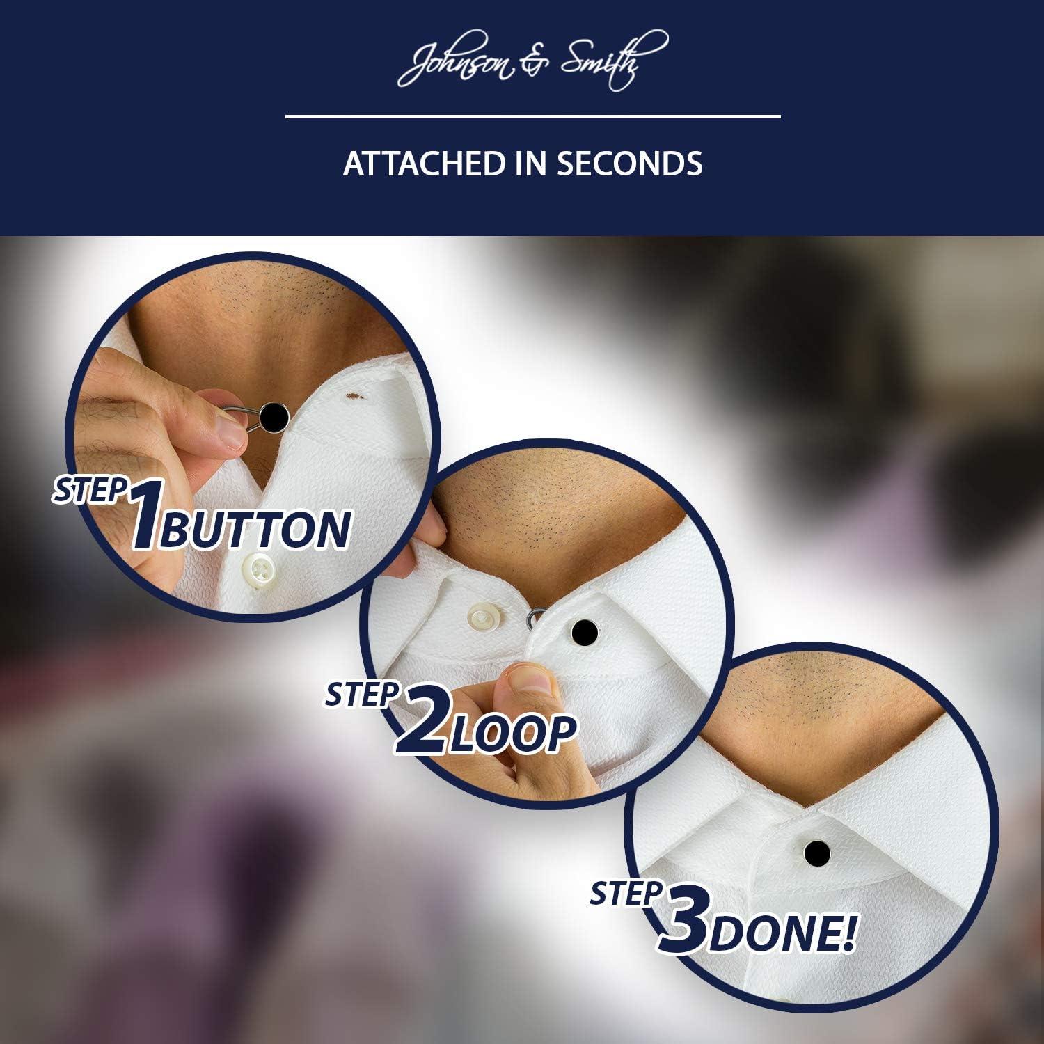 Extensores de Cuello de Metal Johnson & Smith - 12 Piezas 10 mm