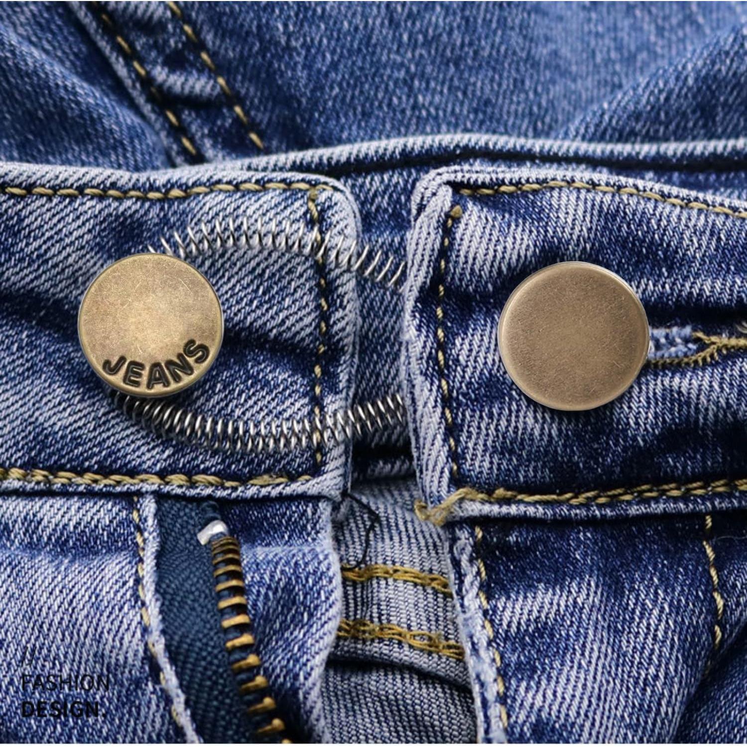 Extensores de Botón Luxiv, 8 Piezas, Ajustables para Ropa