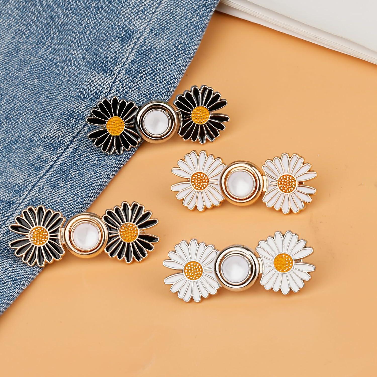 Ajustador de Cintura TOOVREN para Jeans - 4 Conjuntos de Botones