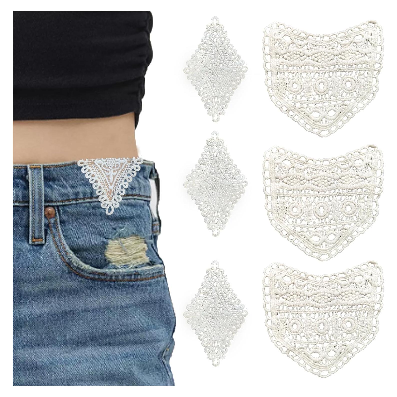 6 Extensores de Cintura para Pantalones Jeans CELLIFEZY