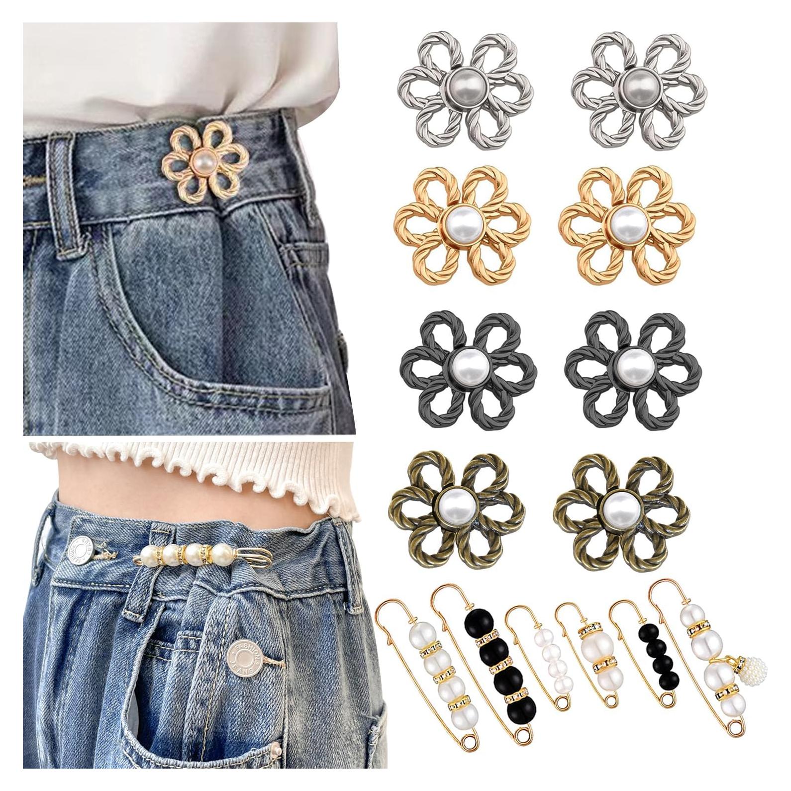 22 Piezas Apretador de Cintura TBUZ Ajustable para Pantalones