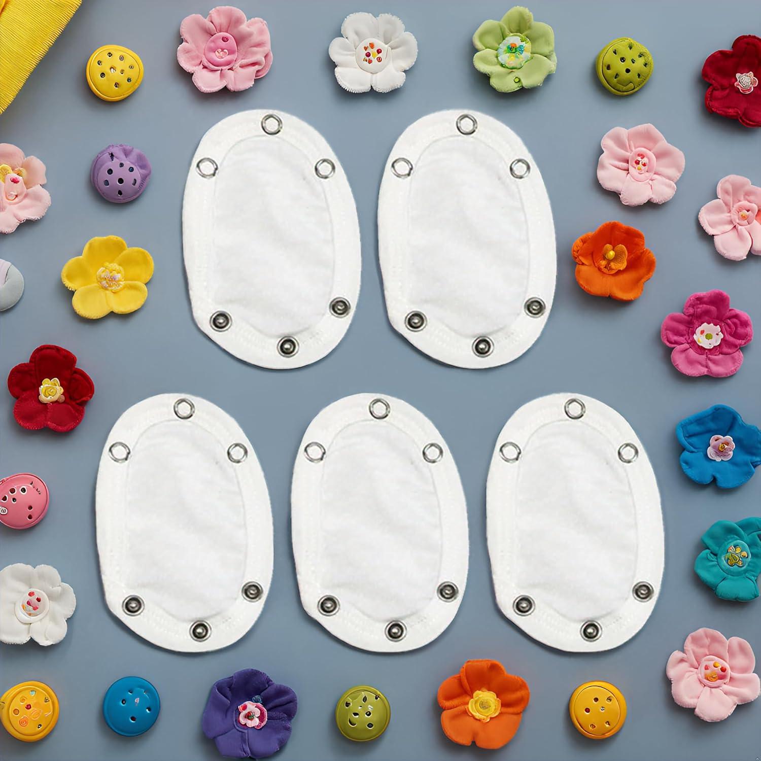 Extensores de Pañal para Bebé GANPUB - 5 Pcs Botón a Presión