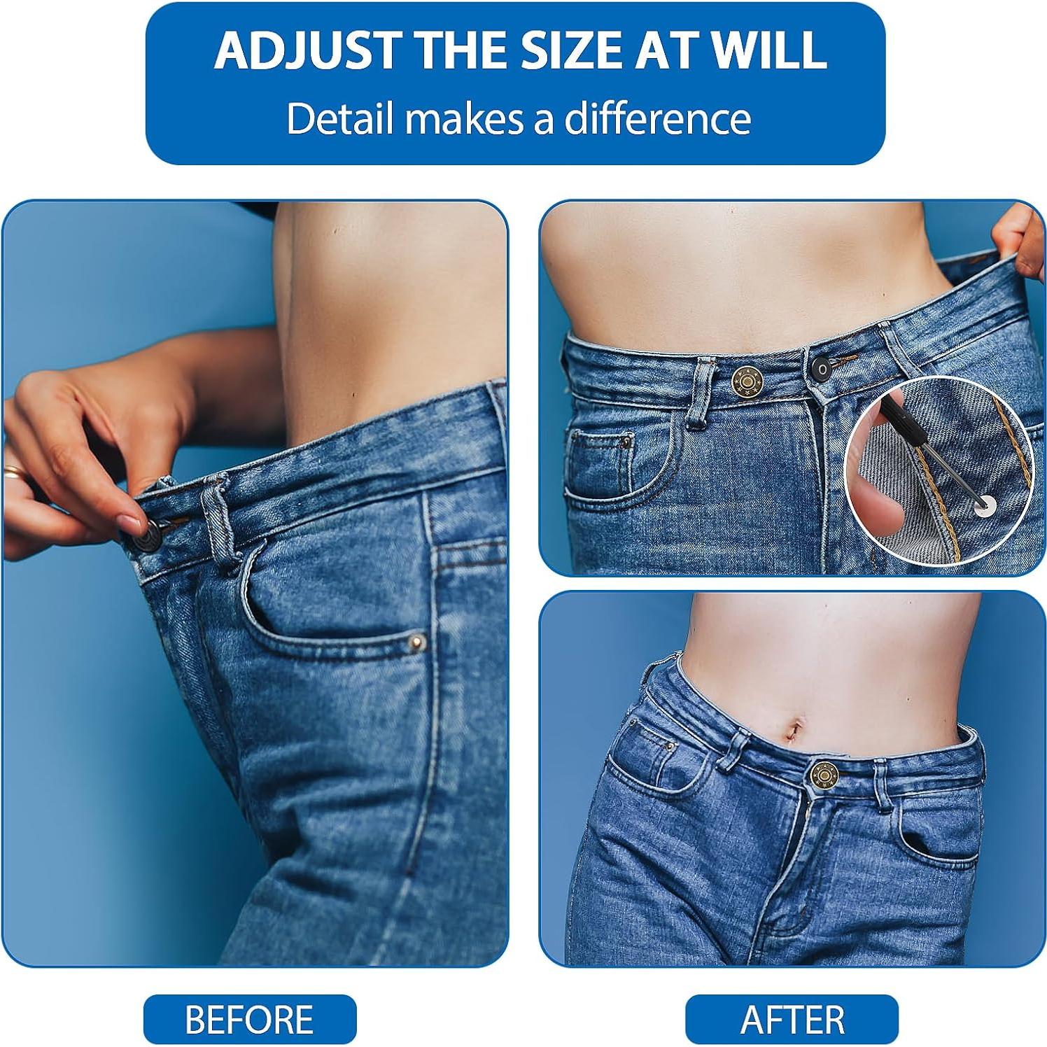 Kit de Reemplazo de Botones para Jeans Amaxiu 20mm 8PCS