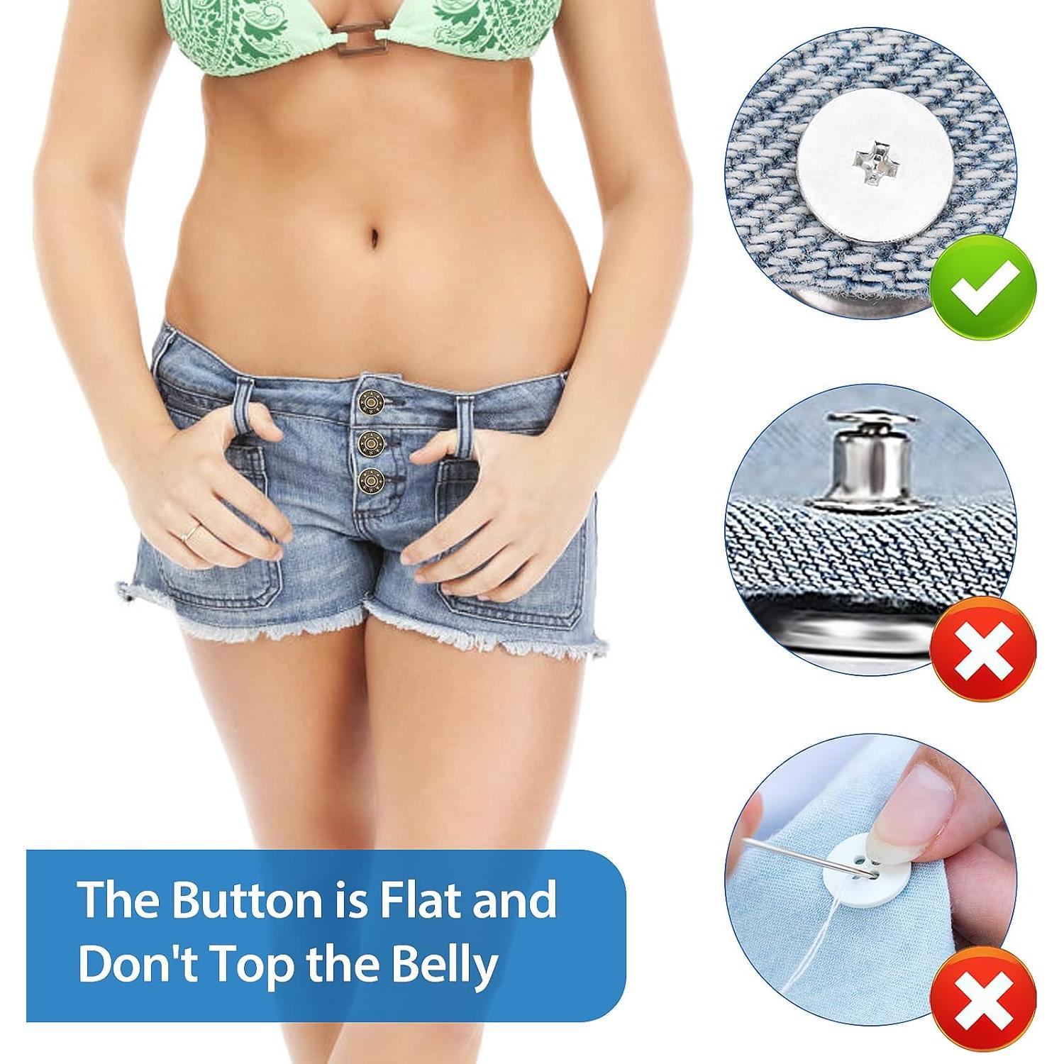 Kit de Reemplazo de Botones para Jeans Amaxiu 20mm 8PCS