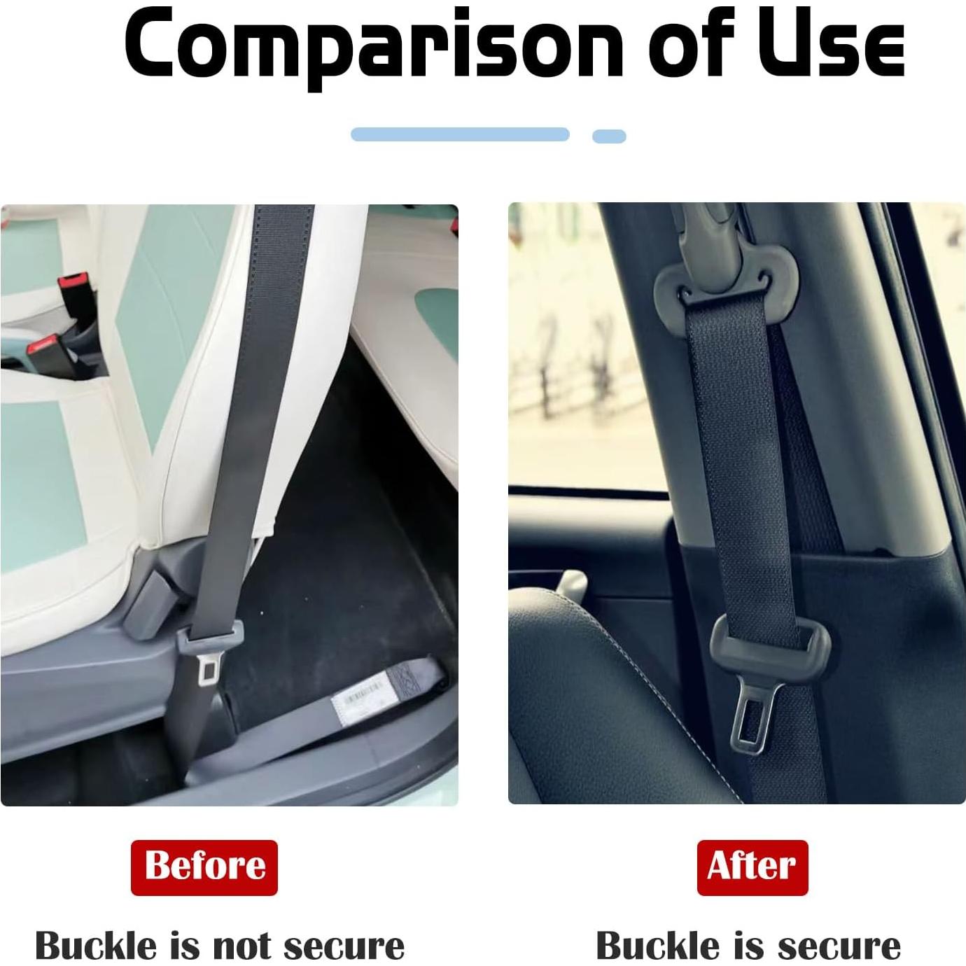 Tope de Cinturón de Seguridad Fizzest - Paquete de 8 Unidades