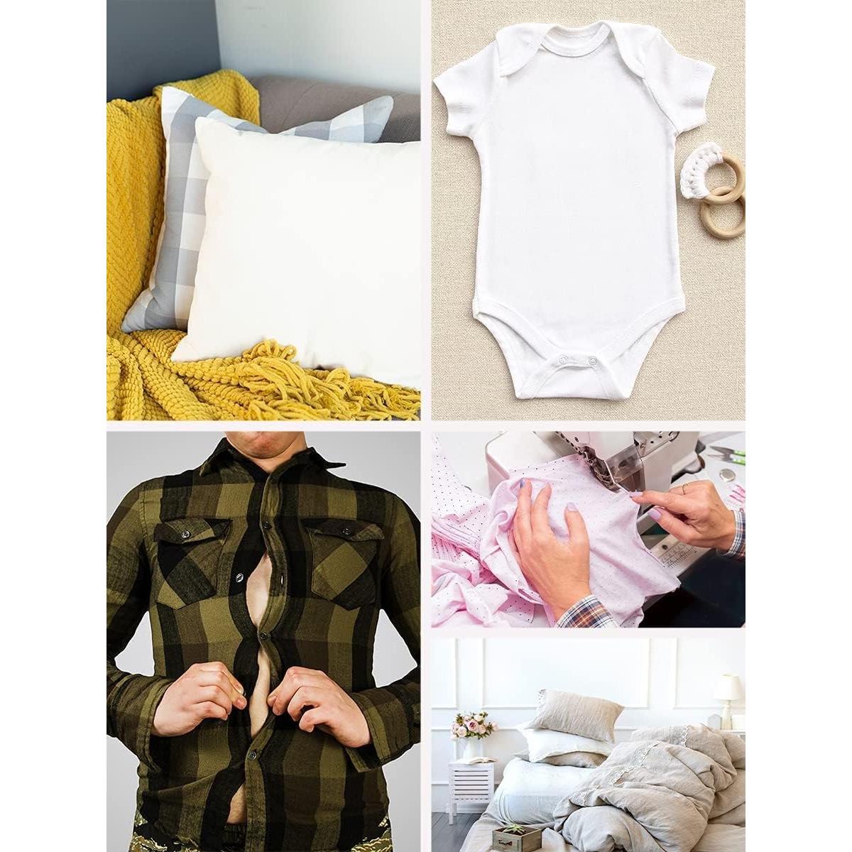 Cinta de Botones a Presión Mandala Crafts 3 Yds Algodón Negro