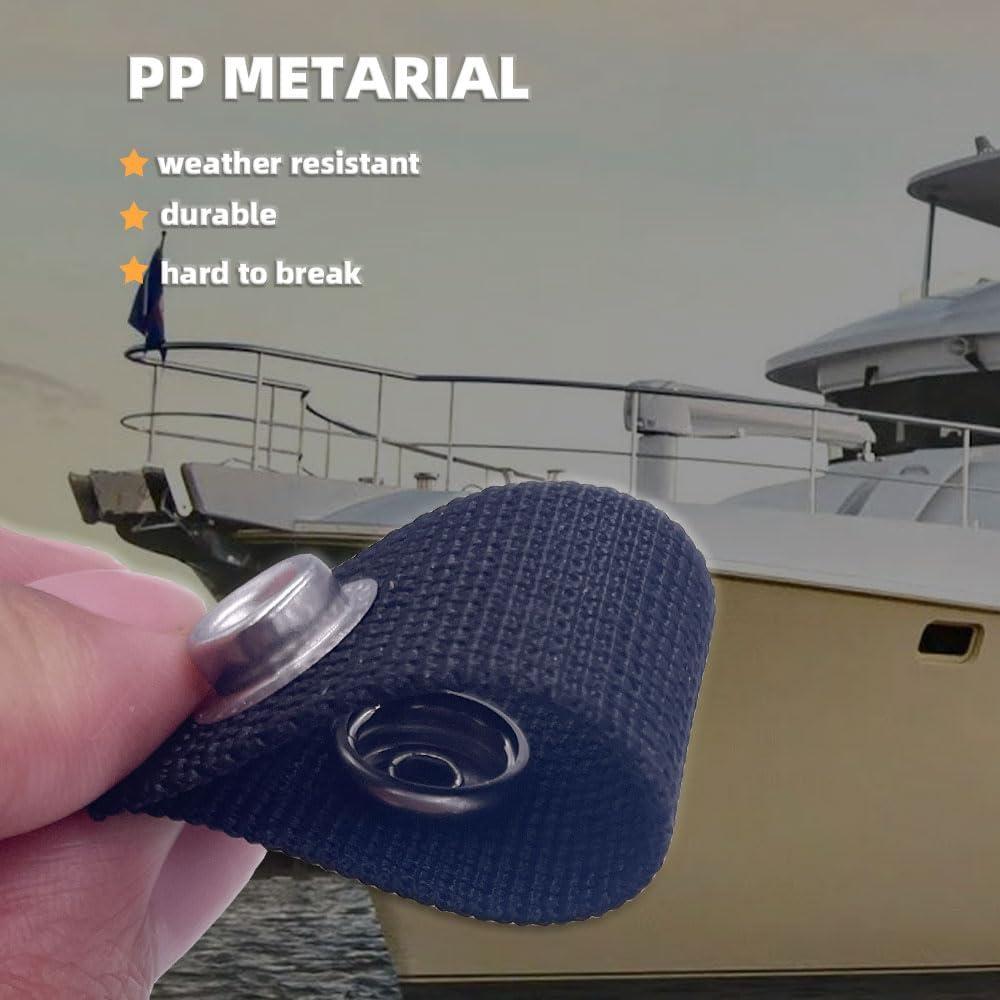 Extensor de Botón LZKZPY para Cubierta de Barco 1-2" Negro 10pack