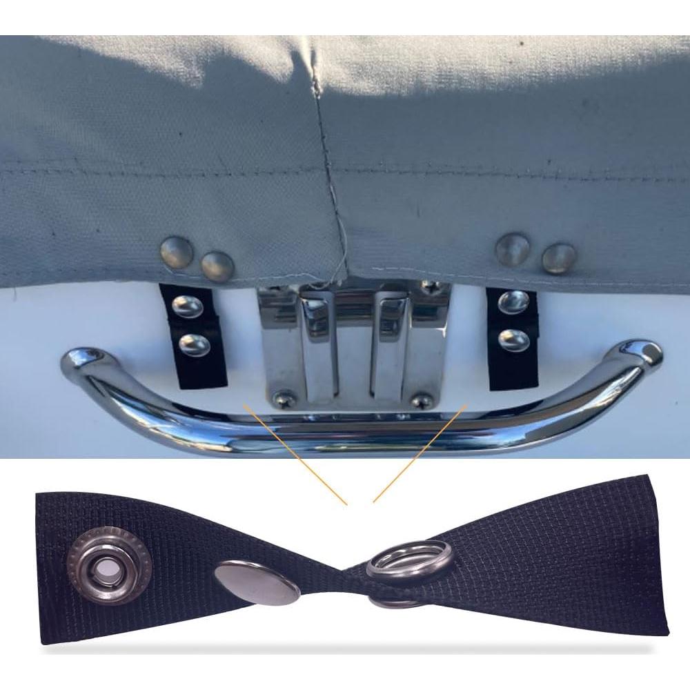 Extensor de Botón LZKZPY para Cubierta de Barco 1-2" Negro 10pack