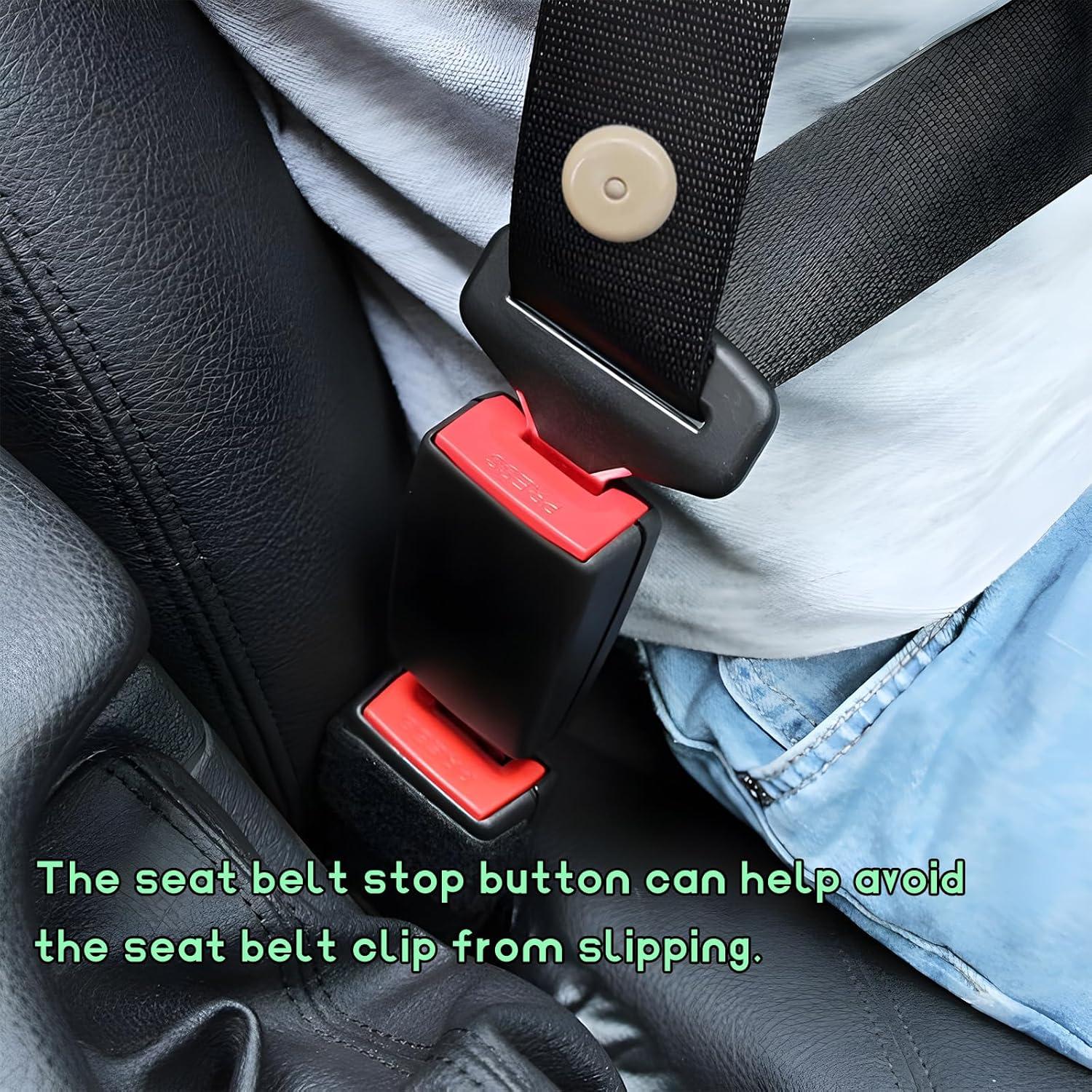 10 Botones de Parada de Cinturón de Seguridad FSTURIOS Beige