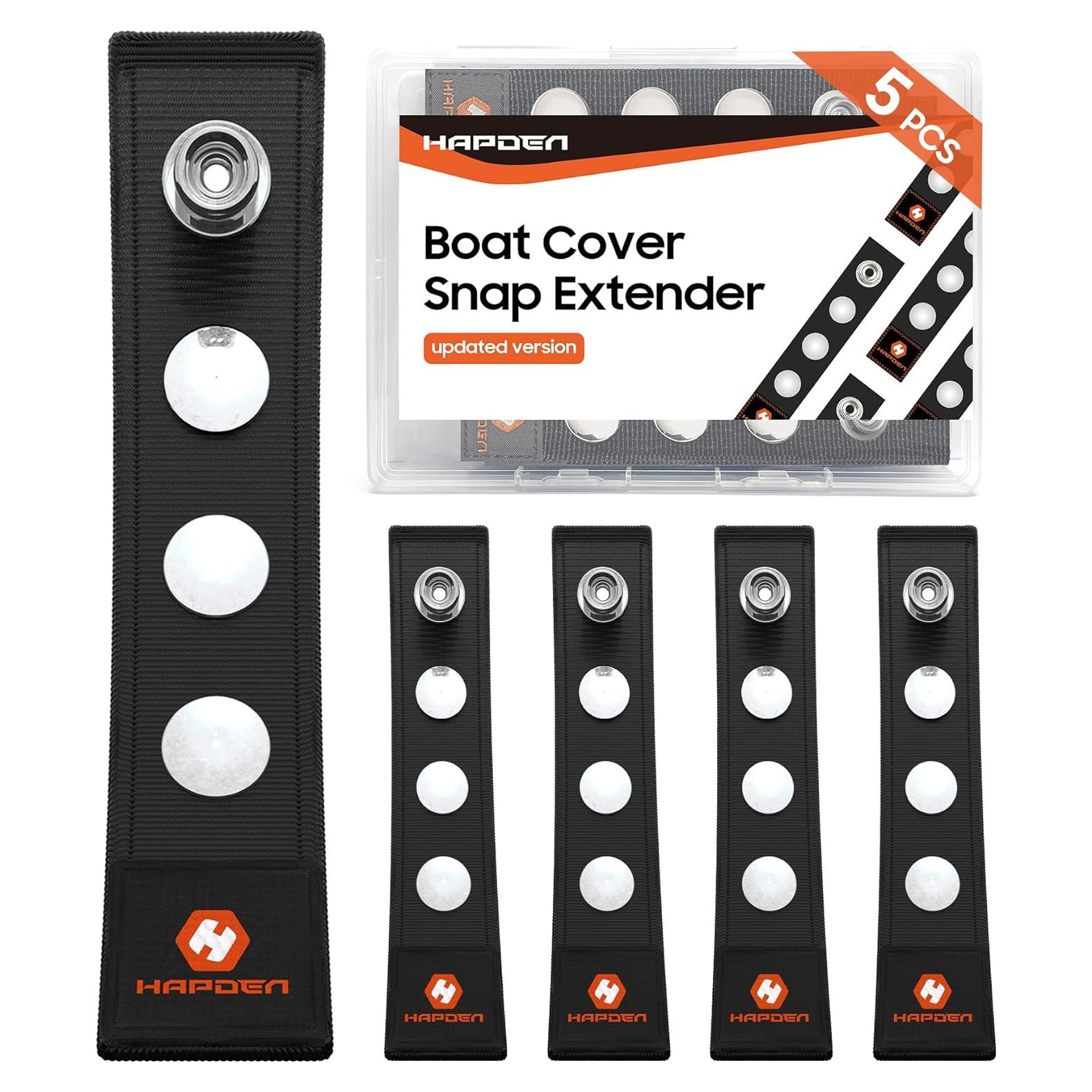 Extensores de Snap HAPDEN para Cubierta de Barco 5 PCS 1-3"