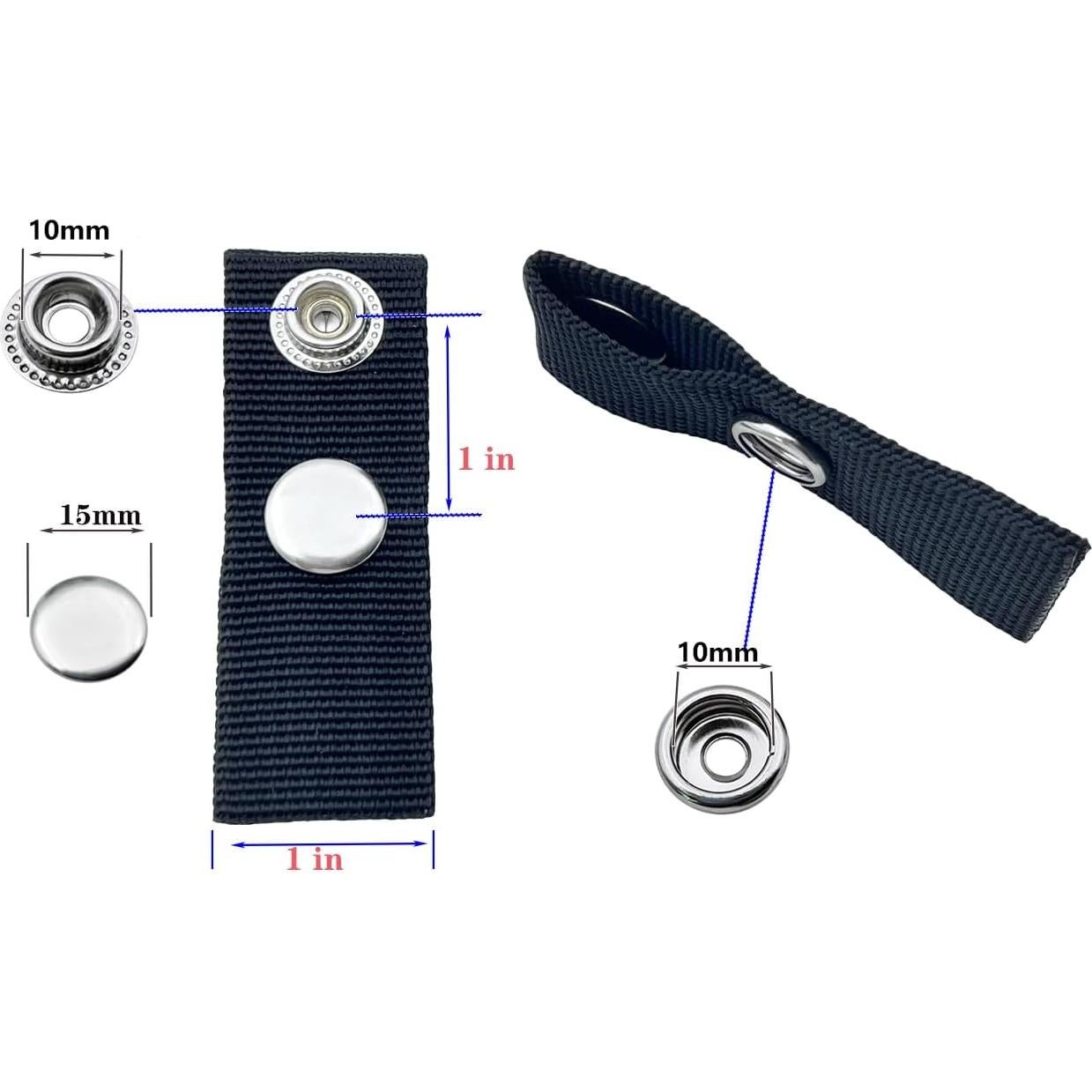 Extensor de Botón de Cubierta de Barco YIHOPPL 1" - 6 Unidades