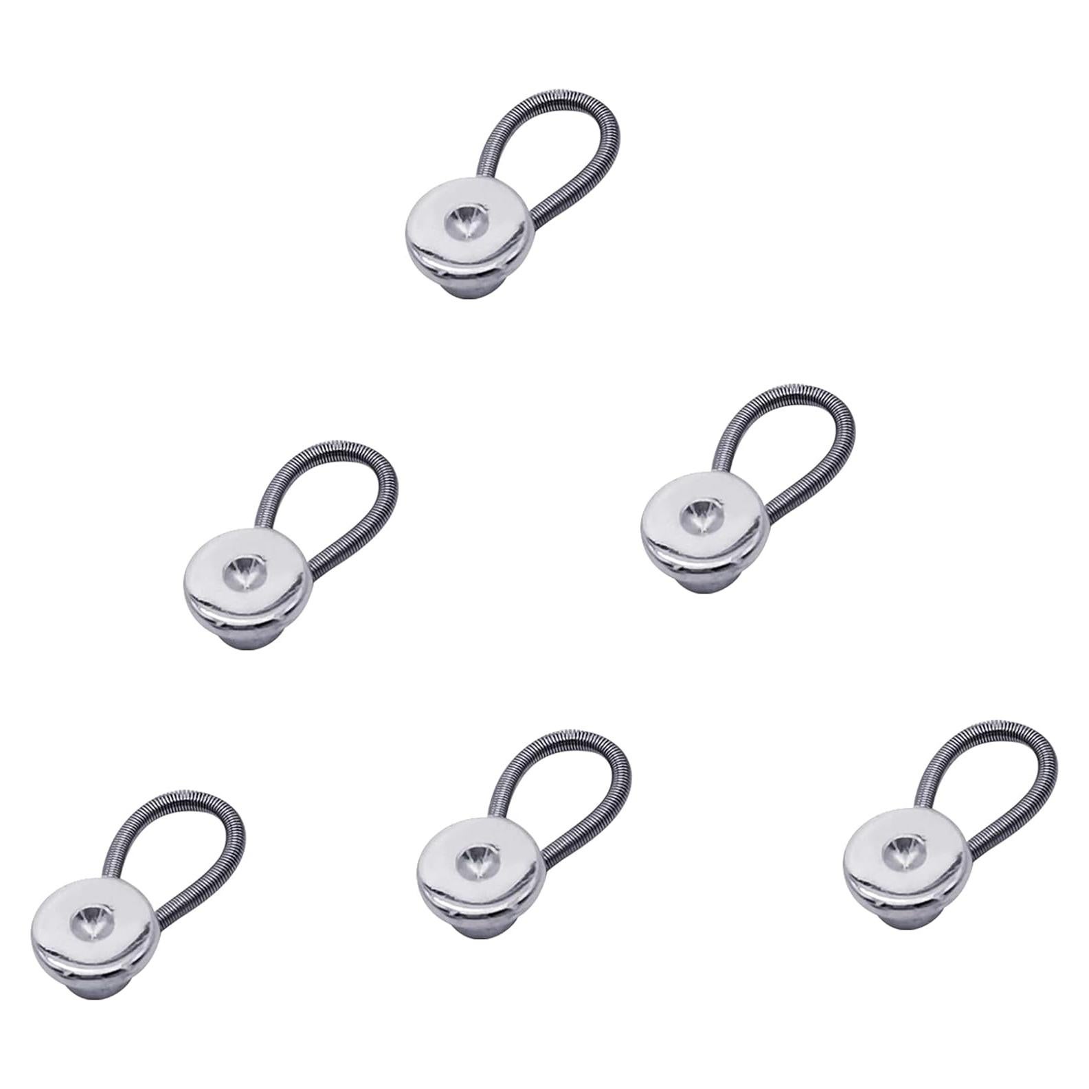 WAFJAMF 6PCS Collar Button Extenders,Neck Extender for Dress/Shirt,1/2 Size Button Extender