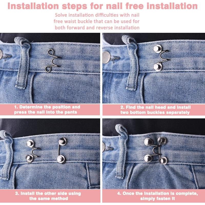 Cinturón Ajustable Sisadodo para Pantalones Sueltos - 2 Hebillas