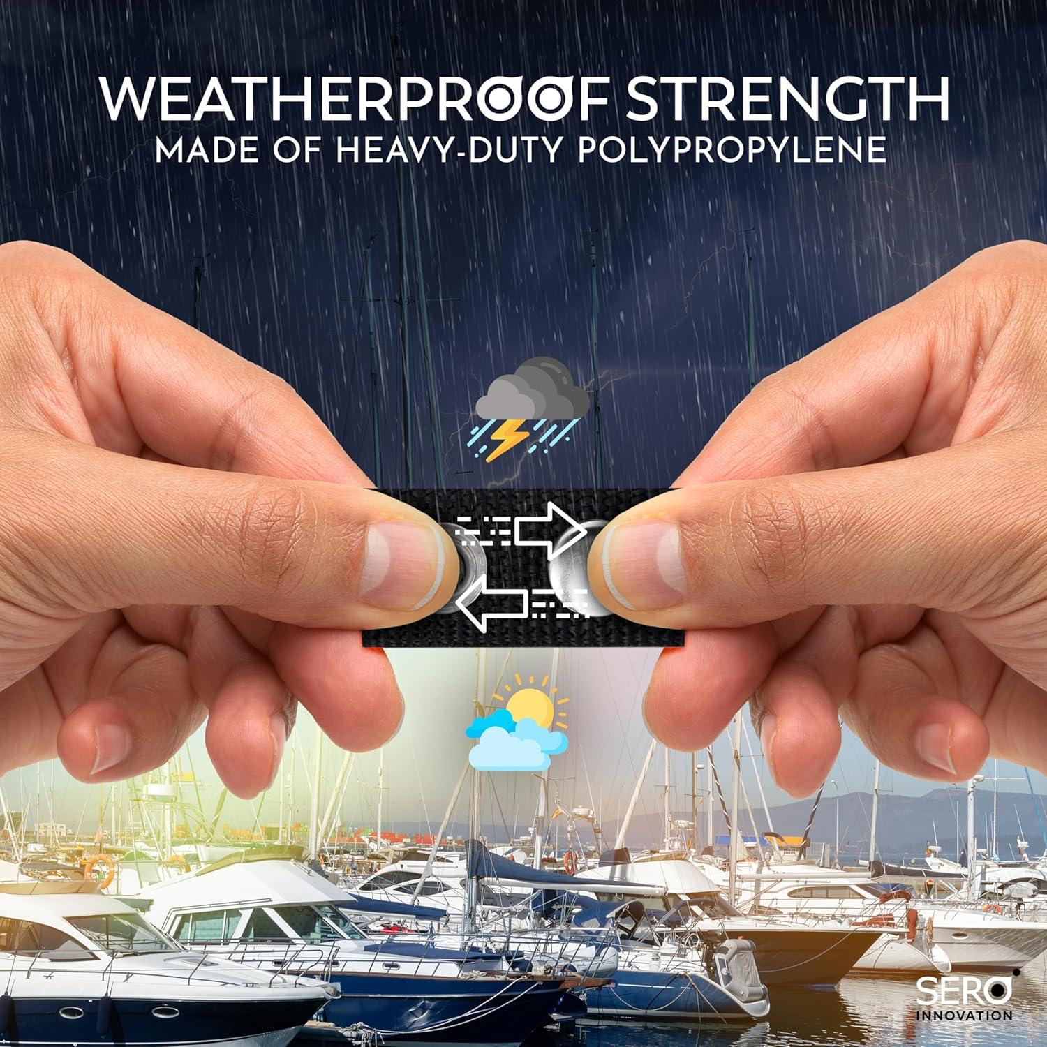 Extensor de Snap SERO Innovation 5 Piezas 5.08 cm Negro