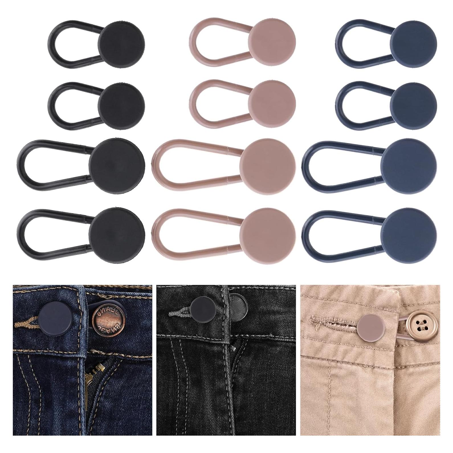 Extensores de Botón Amaxiu 12 Piezas para Pantalones