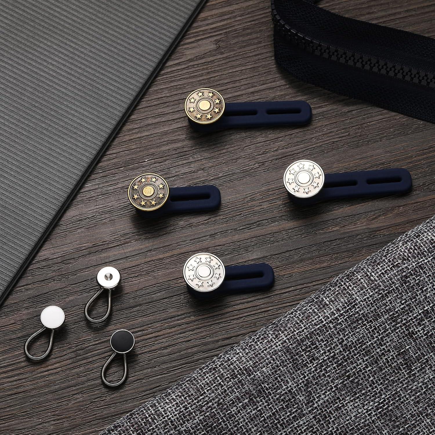 Extensores de Botones para Jeans WILLBOND 24 Piezas Ajustables