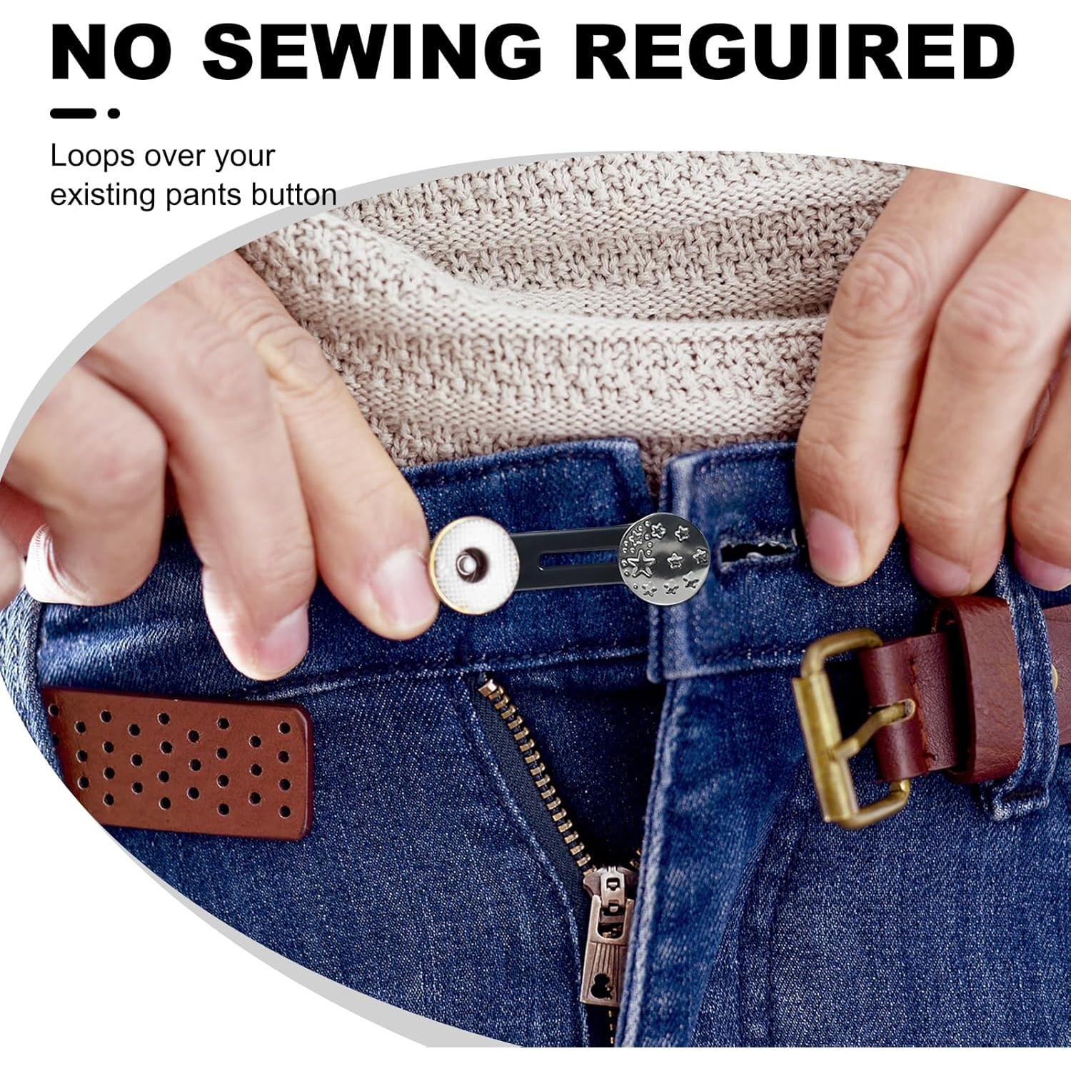 Extensores de Botón para Jeans PKRFCJ - 20 Pcs Ajustables 2-4cm