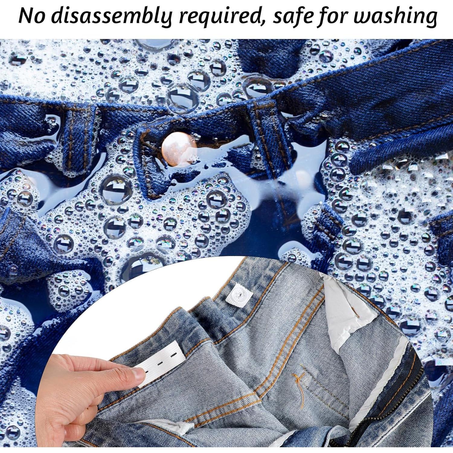 Nudos de Cintura Ajustables HJZHII - 10 Pcs Extensor para Pantalones