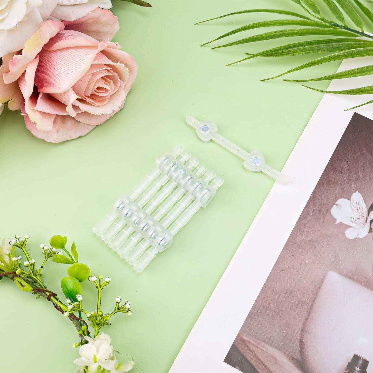 7 Pares de Imán para Boutonniere Transparentes Gosknor 8x1.4cm