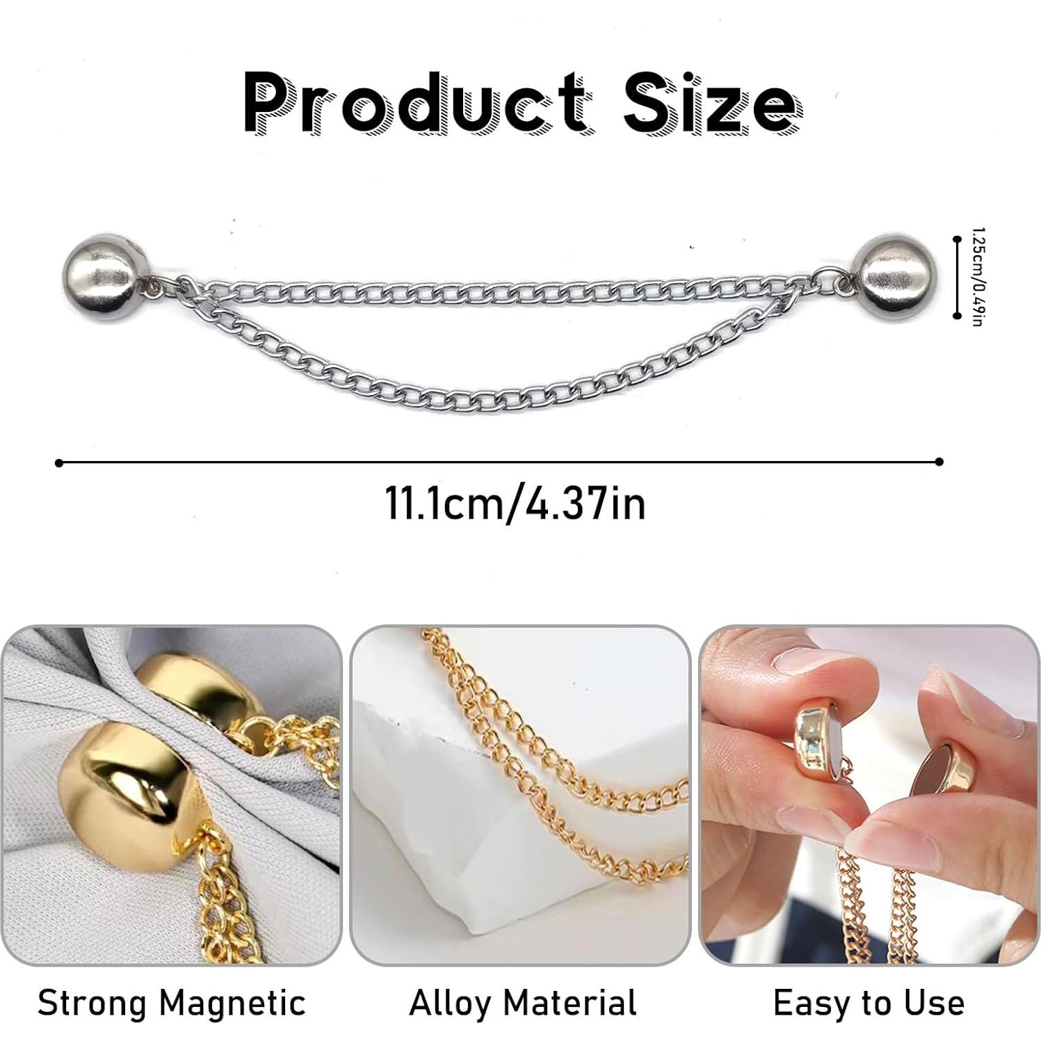 Juego de 12 Clips Magnéticos Multifuncionales YOKUSHI para Ropa