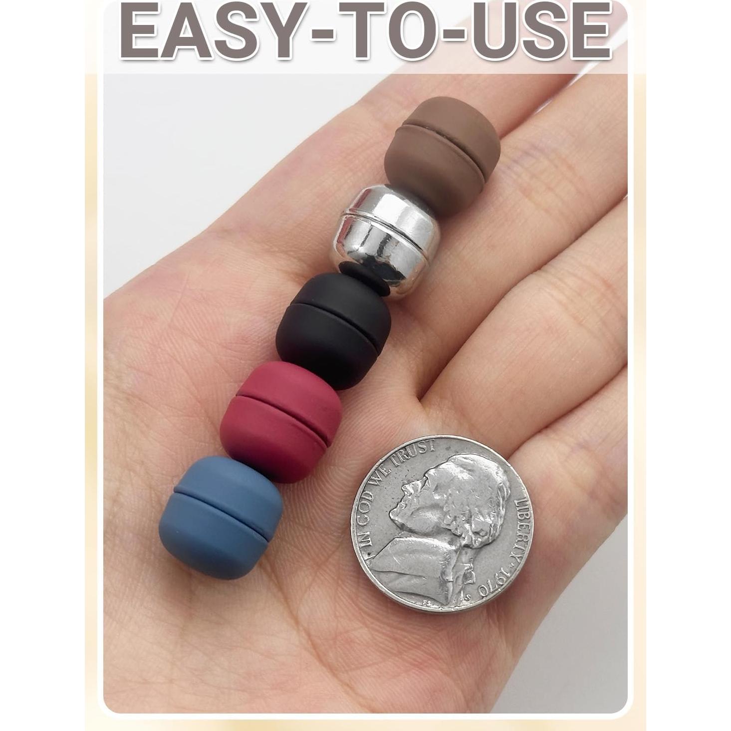 12 Imanes para Hijab MKCYD Sin Pinchos Multiuso para Mujeres