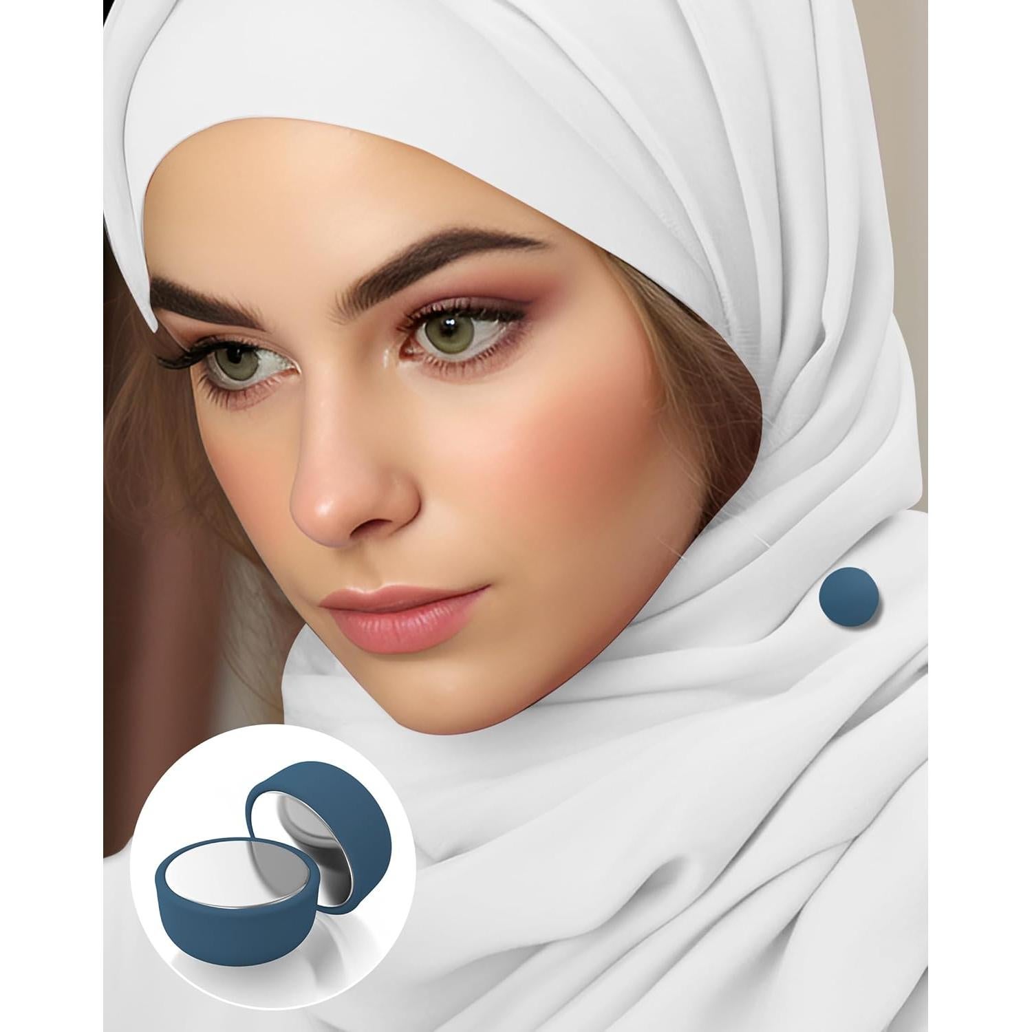 12 Imanes para Hijab MKCYD Sin Pinchos Multiuso para Mujeres