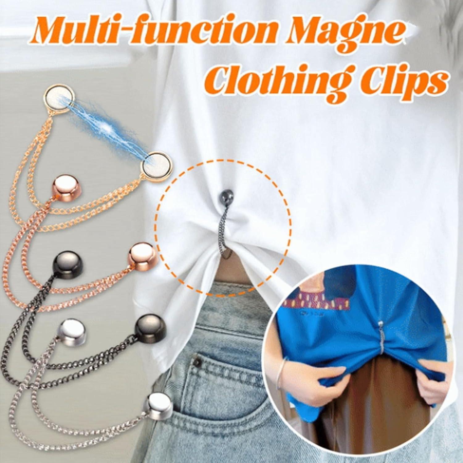 Clips de Ropa Magnéticos Multifuncionales - 4 Piezas