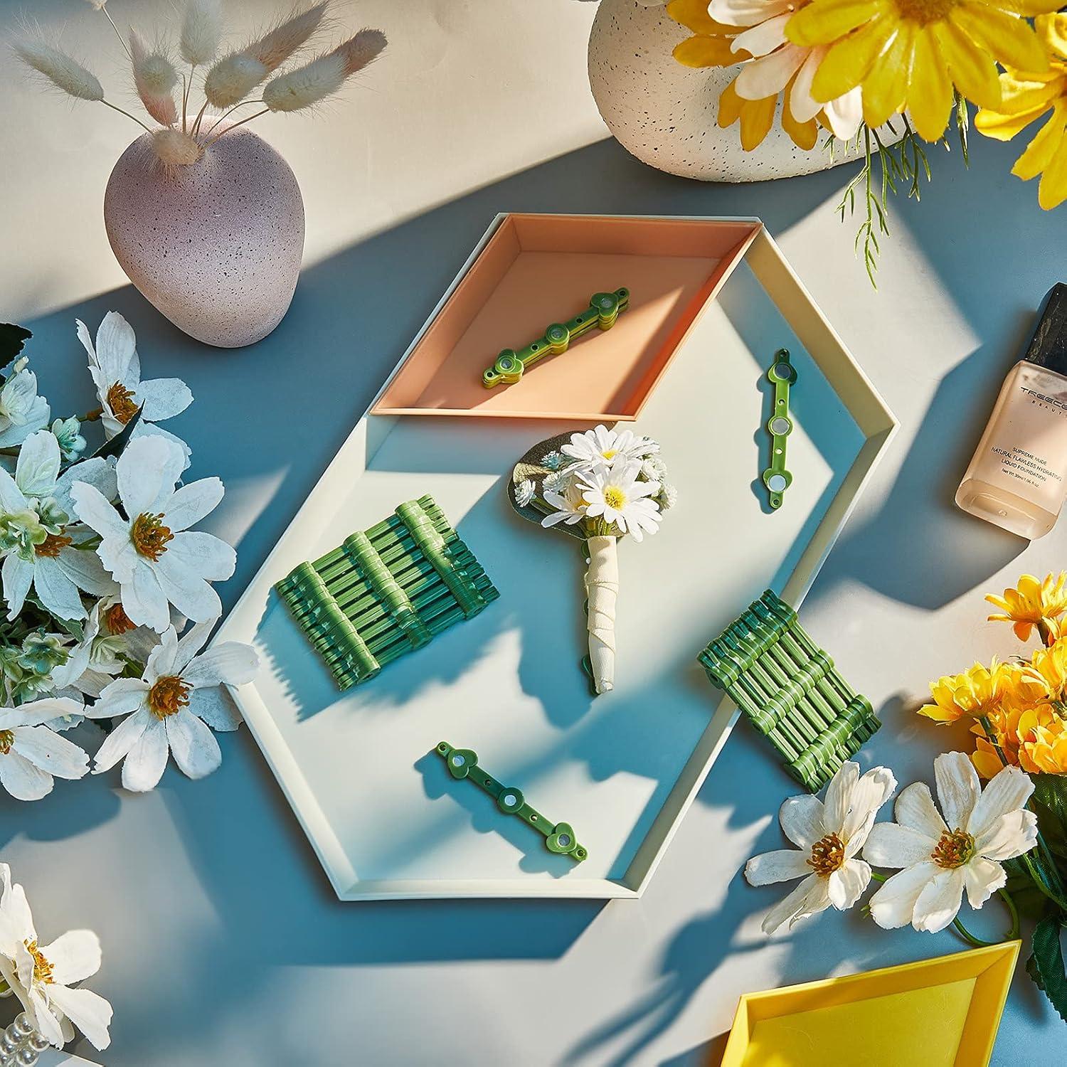 20 Pares de Pines Magnéticos Waydress para Corsage Verde