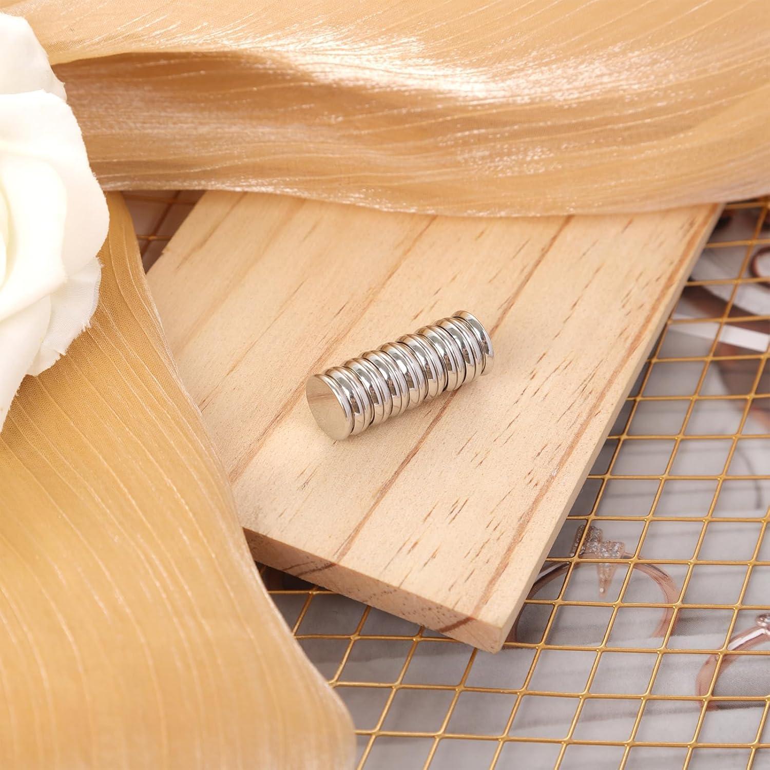 8 Alfileres Magnéticos para Hijab PEUTIER - Clip Multiusos Plata