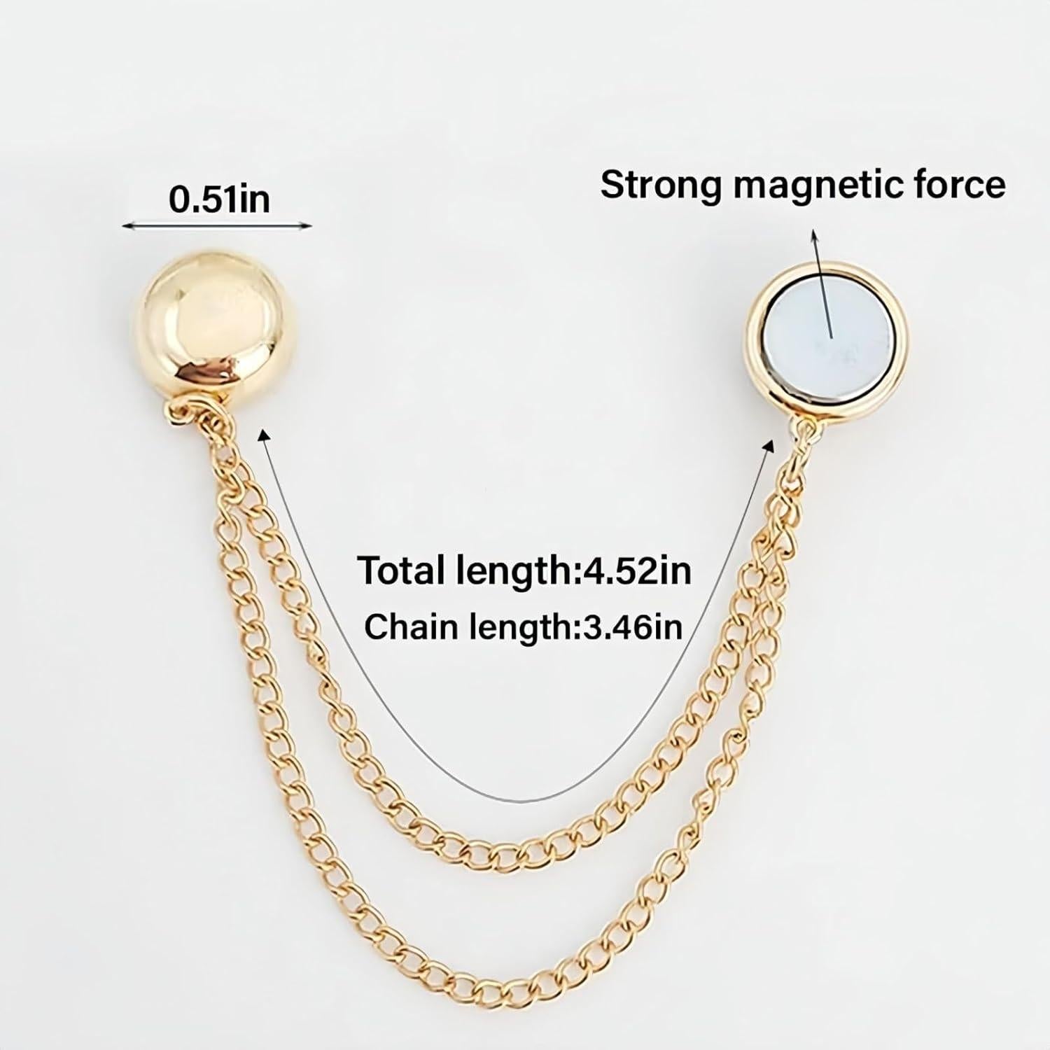 Paquete de 4 Clips Magnéticos Multifuncionales Plata