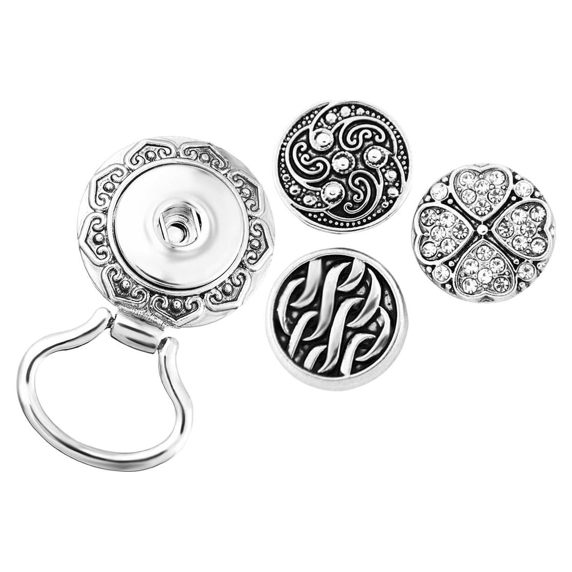 Botones Intercambiables con Rhinestone MJartoria para Gafas