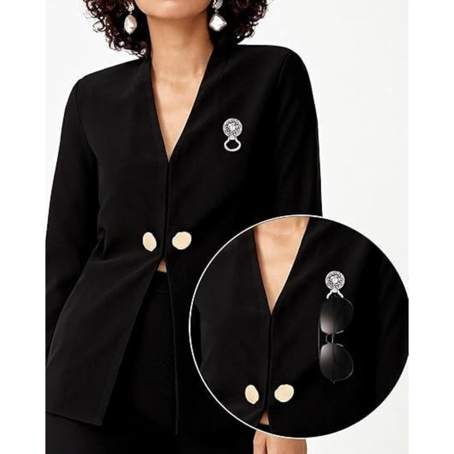 Botones Intercambiables con Rhinestone MJartoria para Gafas