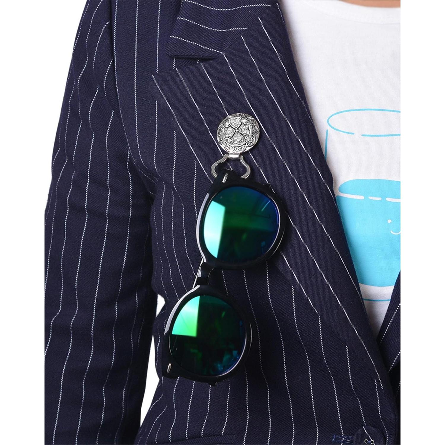 Botones Intercambiables con Rhinestone MJartoria para Gafas