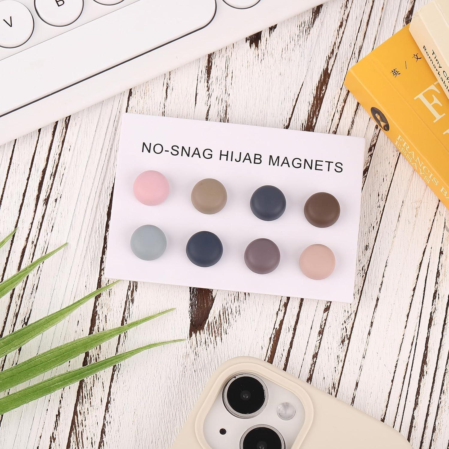 8 Pines Magnéticos para Hijab XIHIRCD - Cierre Sin Aguja 1.27 cm