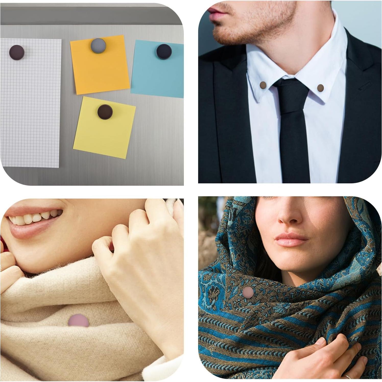 8 Pines Magnéticos para Hijab XIHIRCD - Cierre Sin Aguja 1.27 cm