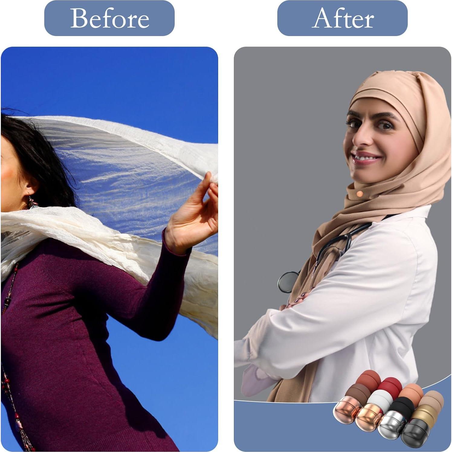 12 Imán para Bufandas HINGTAI Cierre Magnético Multiusos