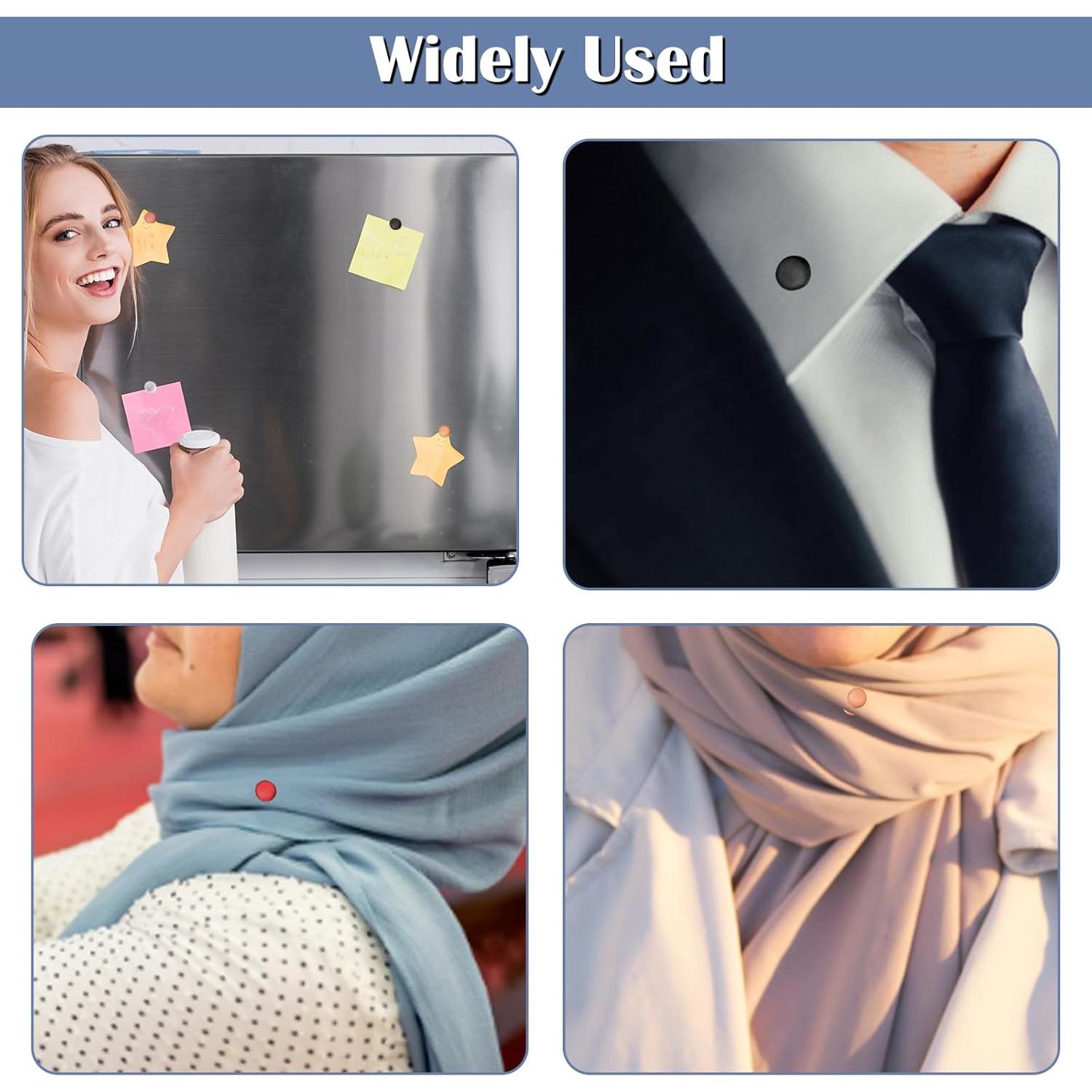 12 Imán para Bufandas HINGTAI Cierre Magnético Multiusos