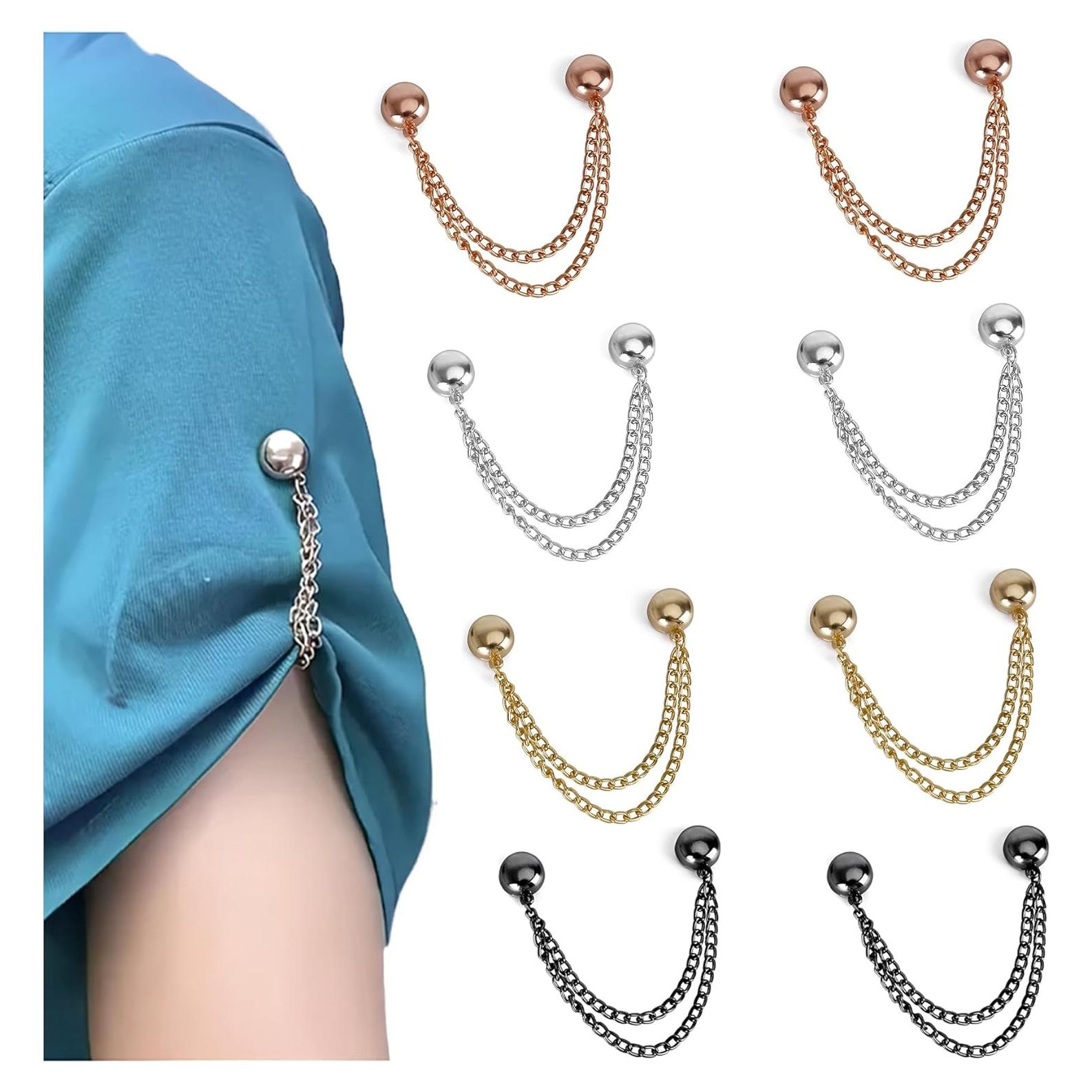 Clips Magnéticos para Ropa PHUSBLAY - Ajustador de Dobladillo Multicolor