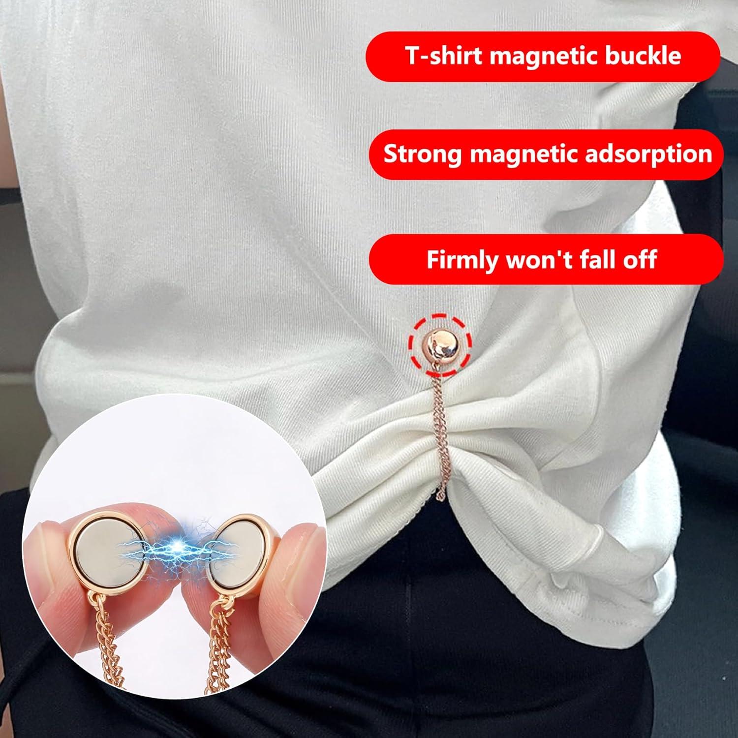 Clips Magnéticos para Ropa PHUSBLAY - Ajustador de Dobladillo Multicolor