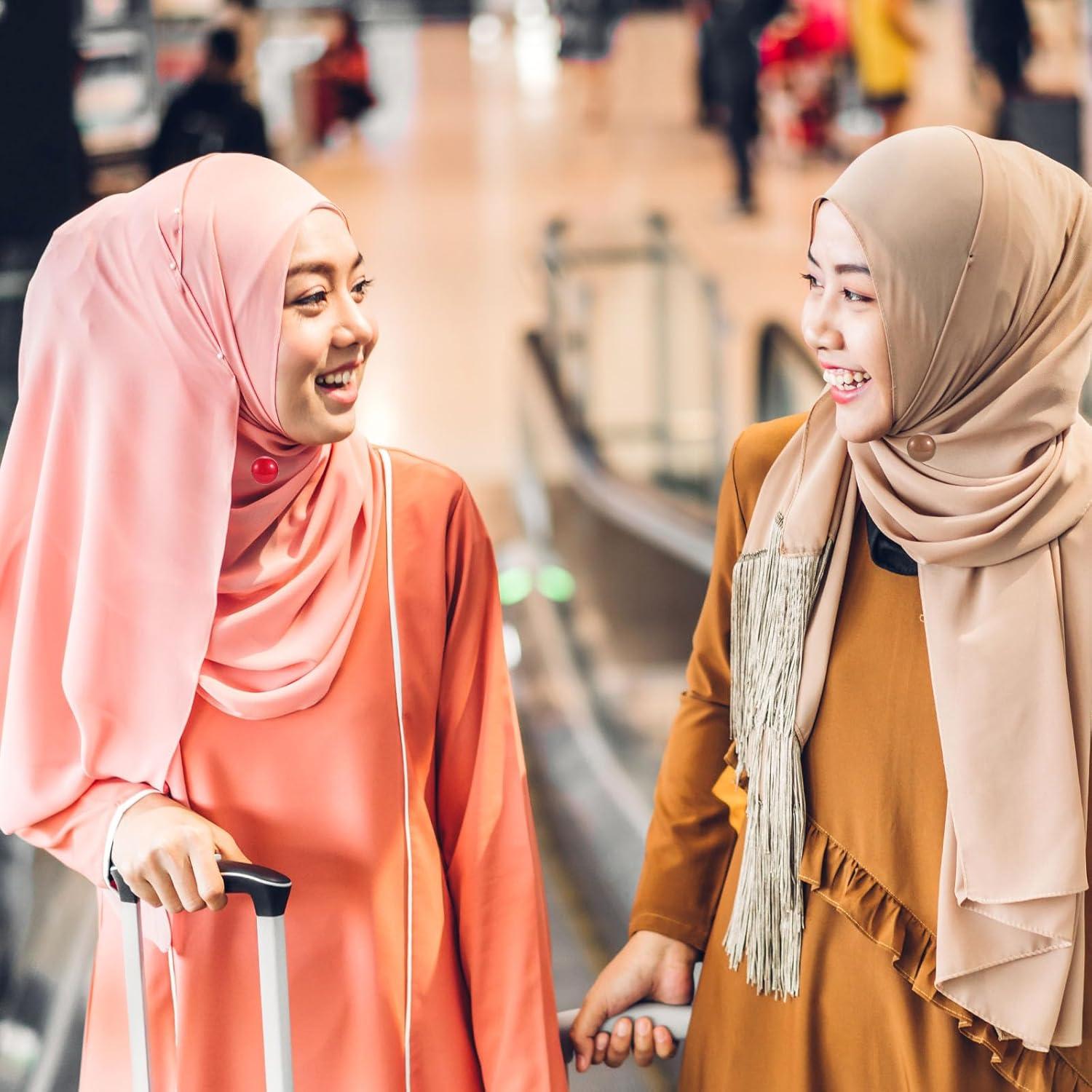 Pines Magnéticos para Hijab PHOGARY - 12 Piezas Multicolor