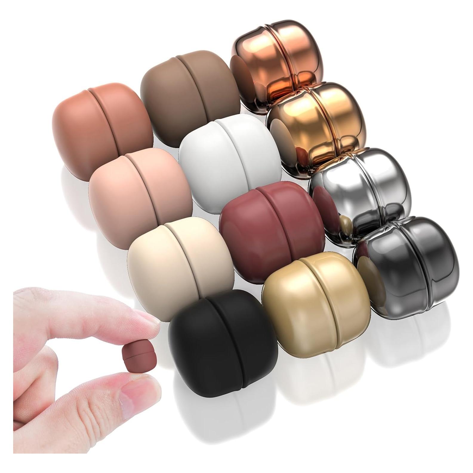 12 Pines Magnéticos Coloridos Ofiuny para Hijab Sin Agujas