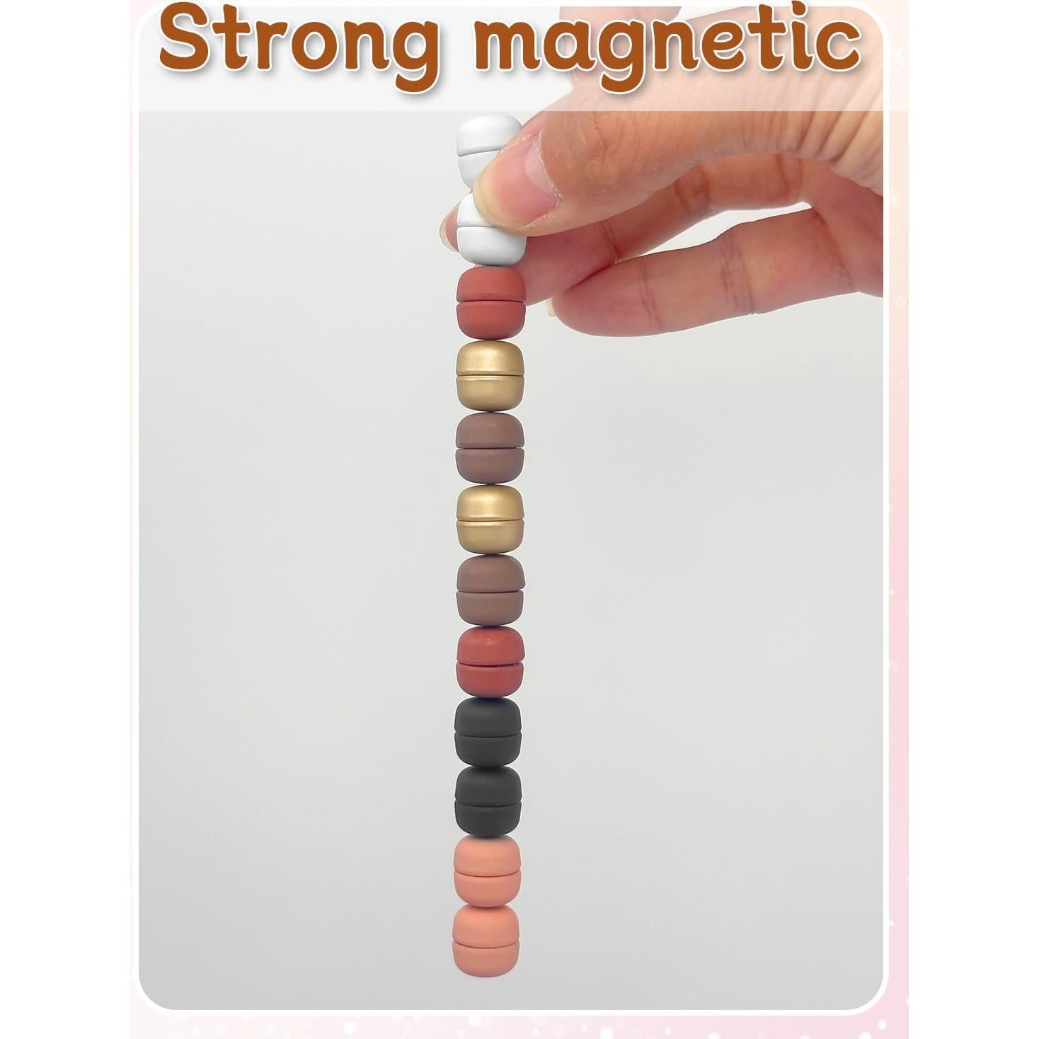 12 Pines Magnéticos Coloridos Ofiuny para Hijab Sin Agujas