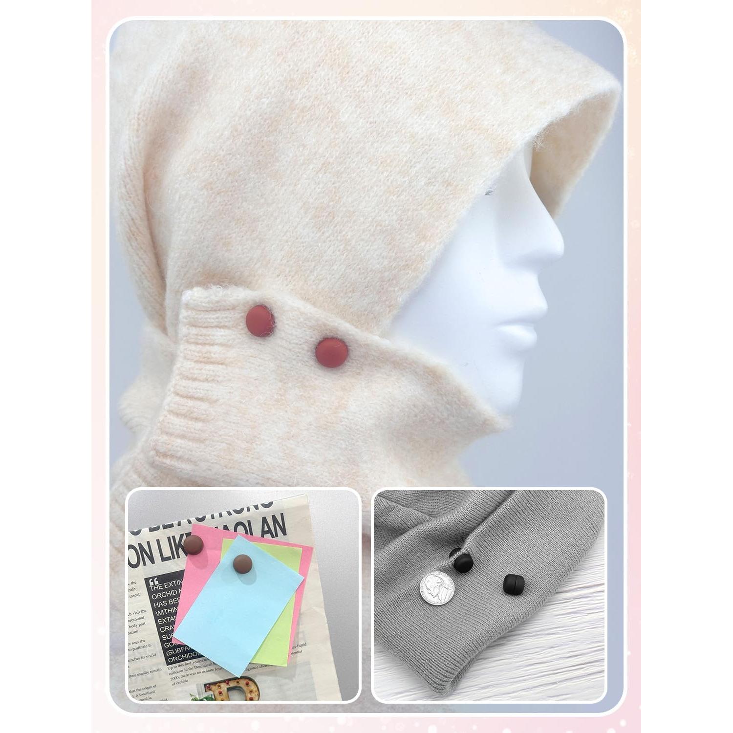 12 Pines Magnéticos Coloridos Ofiuny para Hijab Sin Agujas