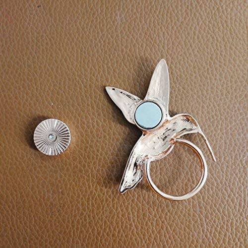 Broche Magnético Colibrí Azul Esmalte NOUMANDA para Gafas